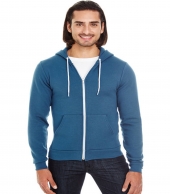 Unisex Flex Fleece USA Made Zip Hoodie