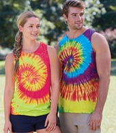 Tie-Dye Adult 5.4 oz. 100% Cotton Tank Top