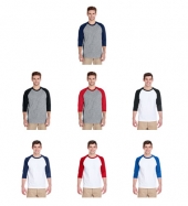 Adult Heavy Cotton™ 3/4-Raglan Sleeve T-Shirt