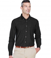 Men's Tall 6.5 oz. Long-Sleeve Denim Shirt