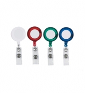 Retractable Badge Holder with Laminated Label