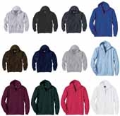 Unisex Ultimate Cotton® Full-Zip Hooded Sweatshirt