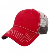 Gradient Screen Print Mesh Cap