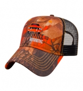 Orange Ridge Camo with Black Mesh Cap