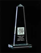 Optic Crystal Obelisk