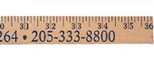 Heavy-Duty Yardsticks - Natural Finish