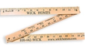 Folding Yardsticks - Natural Finish