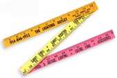 Folding Yardsticks - Fluorescent Finish