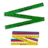 Folding Yardsticks - Enamel Finish