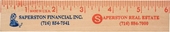 6" Natural Finish Flat Wood Ruler