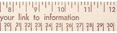 12" Natural Finish Wood Ruler - English & Metric Scale