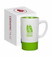 16 Oz Monument Ceramic Mug With Silicone Accent