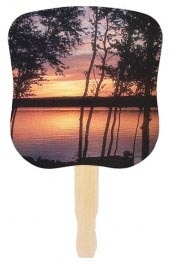 Stock Design Hand Fan - Sunset