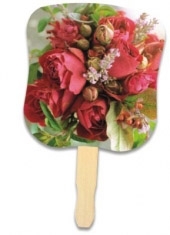Stock Design Hand Fan - Flower Bouquet