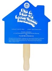 House Shaped Hand Fan