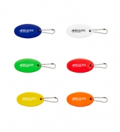 Oval Floater Key Tag