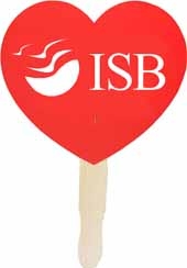 Heart Shaped Hand Fan