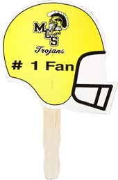 Football Shaped Hand Fan
