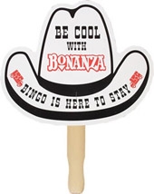 Cowboy Hat Shaped Hand Fan