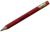 Hex Golf Pencils with Erasers