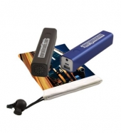 Power Bank with Bluetooth Speaker in Full Color Drawstring Bag