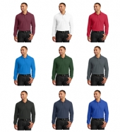 Port Authority® Long Sleeve Core Classic Pique Polo