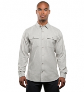 Men's Solid Flannel Shirt