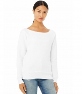 Bella + Canvas Ladies' Sponge Fleece Wide Neck Sweatshirt