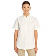 Ladies' Foundation Short-Sleeve Twill Shirt