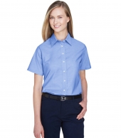 Women's Stain-Release Short Sleeve Oxford Shirt