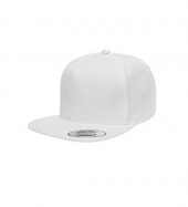 upoong Adult 5-Panel Cotton Twill Snapback Cap