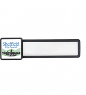Pittsburgh Reusable Badge Square Imprint