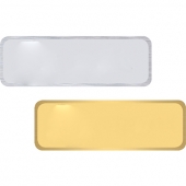 Seattle Metal Name Badge (Standard Size 3" x 1")
