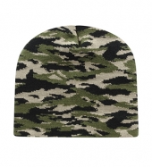 Vintage Tiger Camouflage Knit Beanie