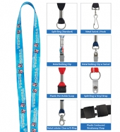 1/2" 'Fine Print' Lanyard