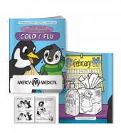Coloring Book: Cold & Flu Fight Germs with Pengy