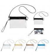 Game Day Clear Wristlet Pouch