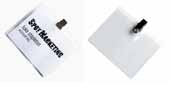 Vinyl Card Holder w/ Bulldog Clip