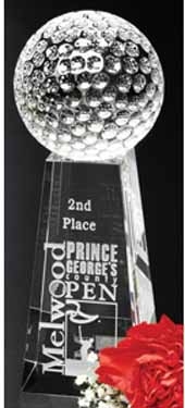 Tapered Golf Award 8"