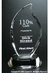 Flame Award 7"