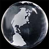 Continental Globe 3-1/8" Dia.