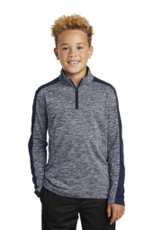 Sport-Tek ® Youth PosiCharge ® Electric Heather Colorblock 1