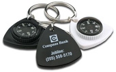 Triangle Compass Key Chain