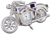 Die Cast Motorcycle Clock