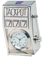 Die Cast Slot Machine Clock