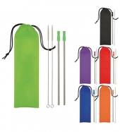 2-pack Stainless Steel Straw Kit