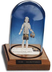 Business Card Sculpture - Saleswoman