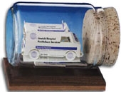 Business Card Sculpture - Ambulance
