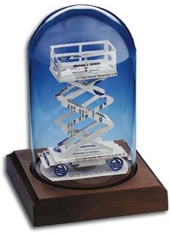 Business Card Sculpture - Scissors Lift