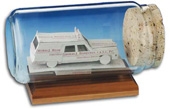 Business Card Sculpture - Cadillac Ambulance